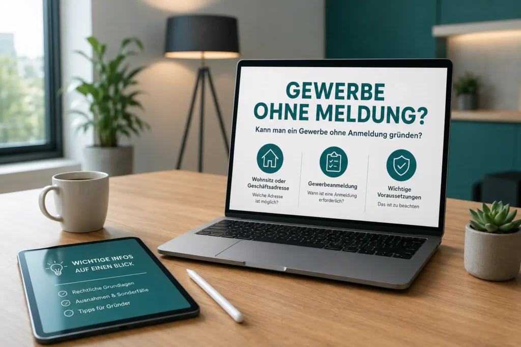 Gewerbe ohne Wohnsitzanmeldung in Deutschland – ist das möglich?